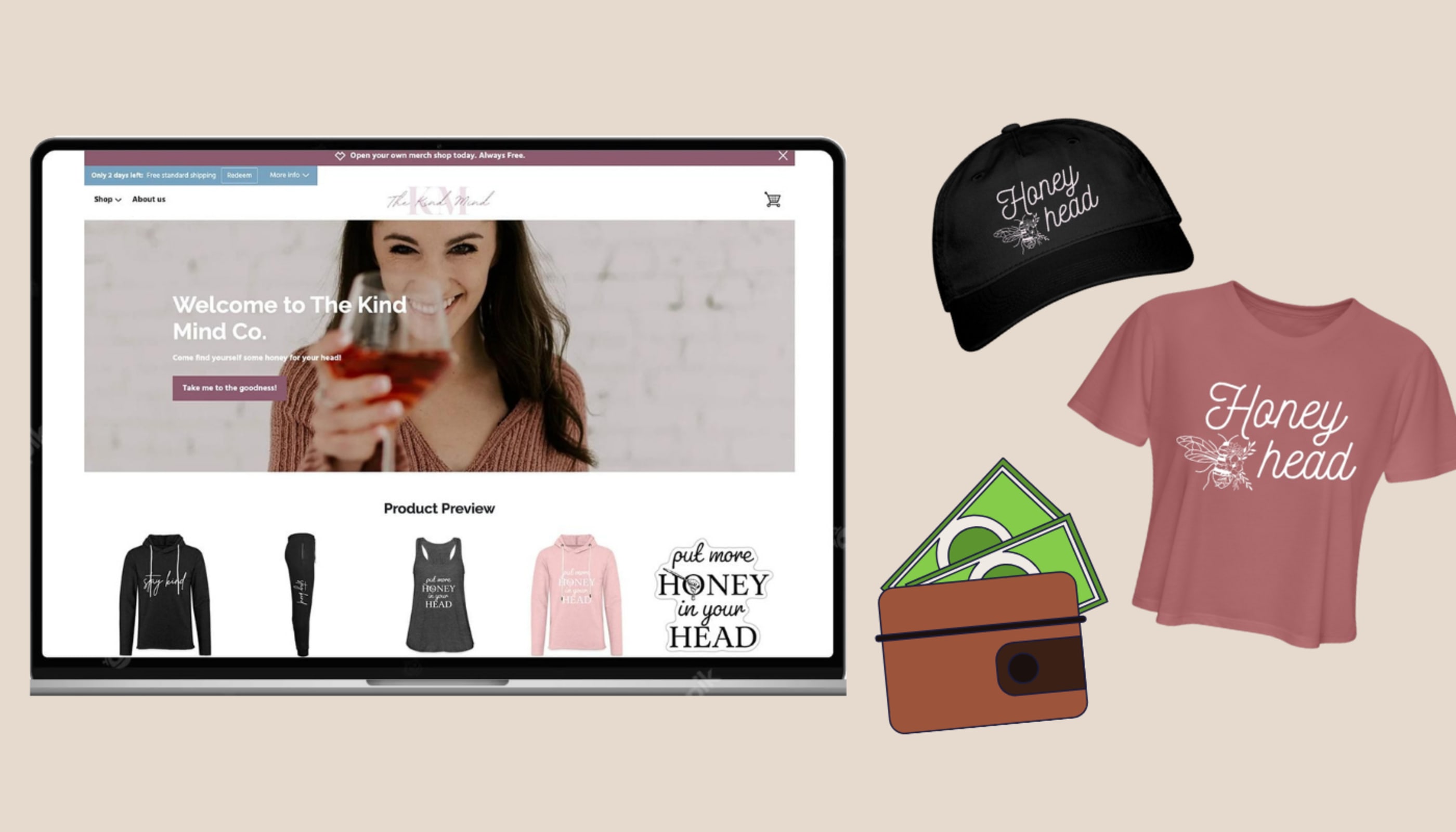 Merch Items for Your Work From Home Routine - The Spreadshop Blog