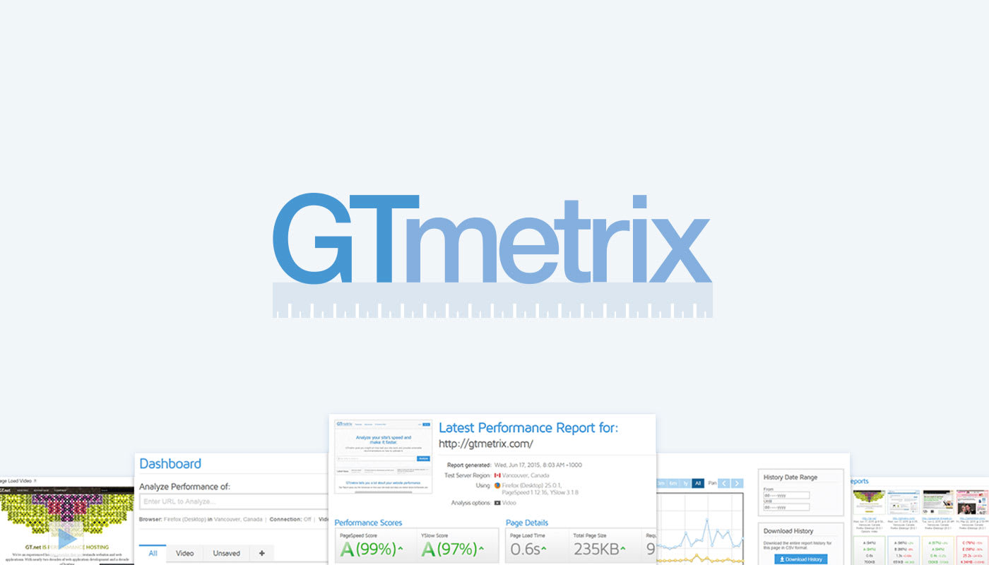 Performances accrues avec GTMetrix