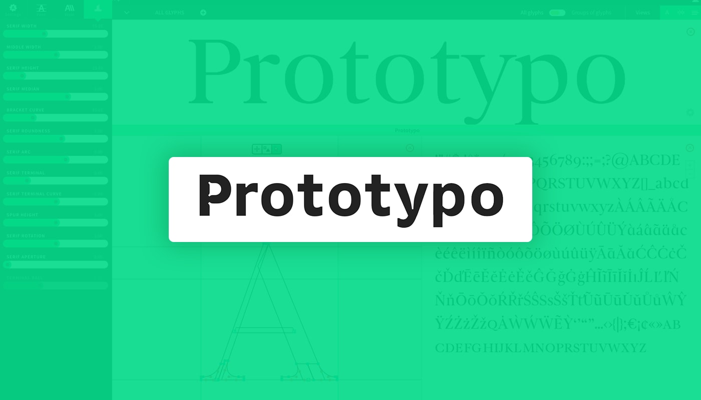 Toolbox: Design your Typo with Prototypo
