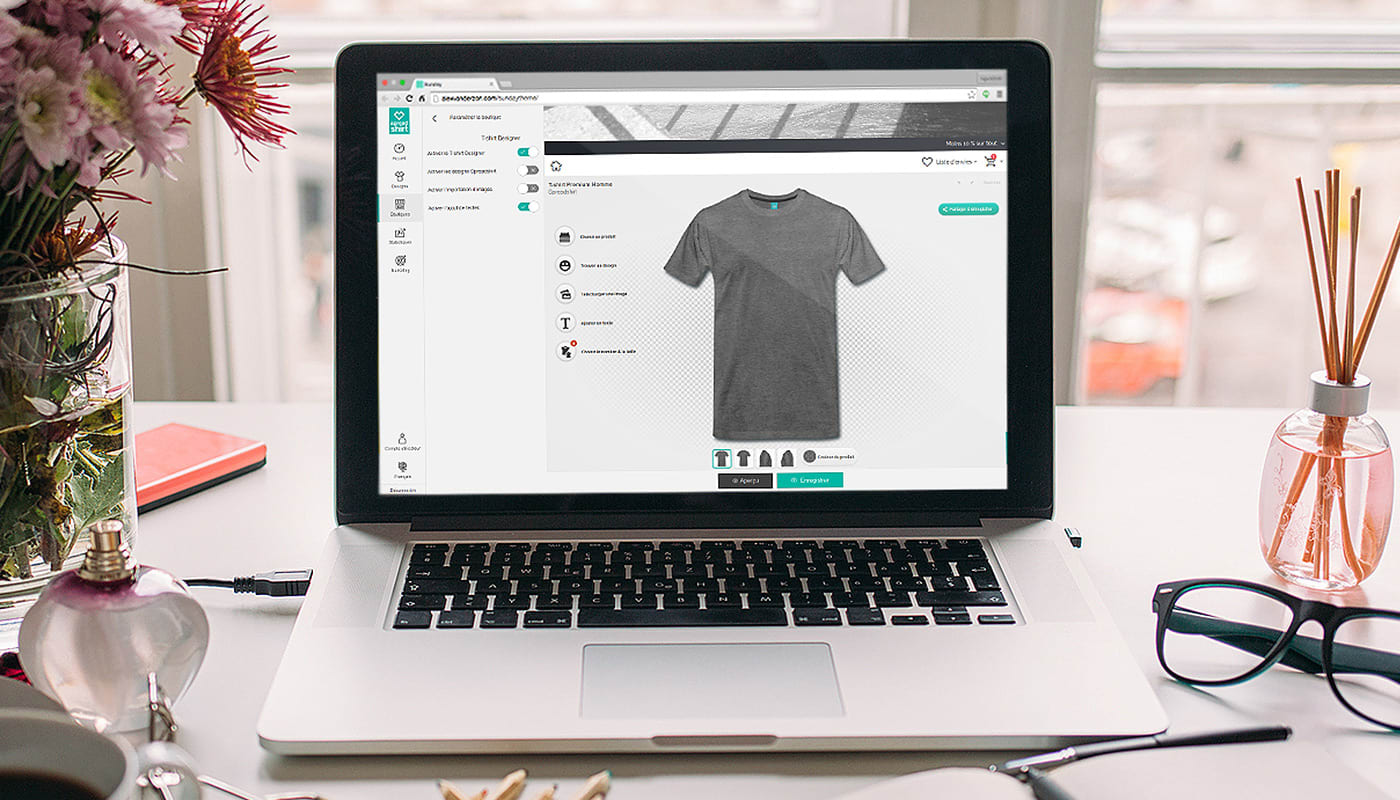 Nouveauté du Spreadshop – Intégration possible du T-shirt Designer