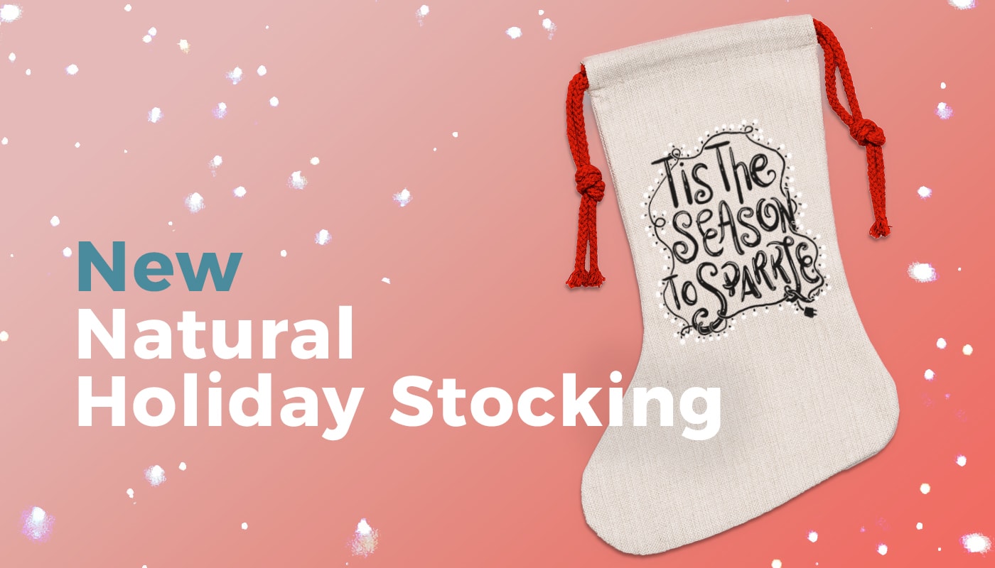 Natural Holiday Stocking: New Product for your Santa’s Spreadshop