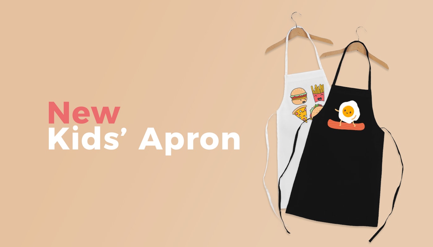 New in: Kids’ Apron for Tiny Master Chefs (NA only)