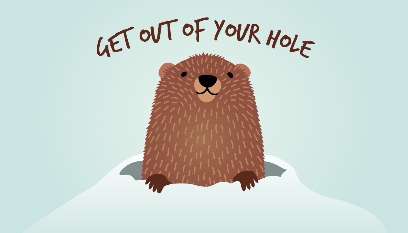 get out of your hole