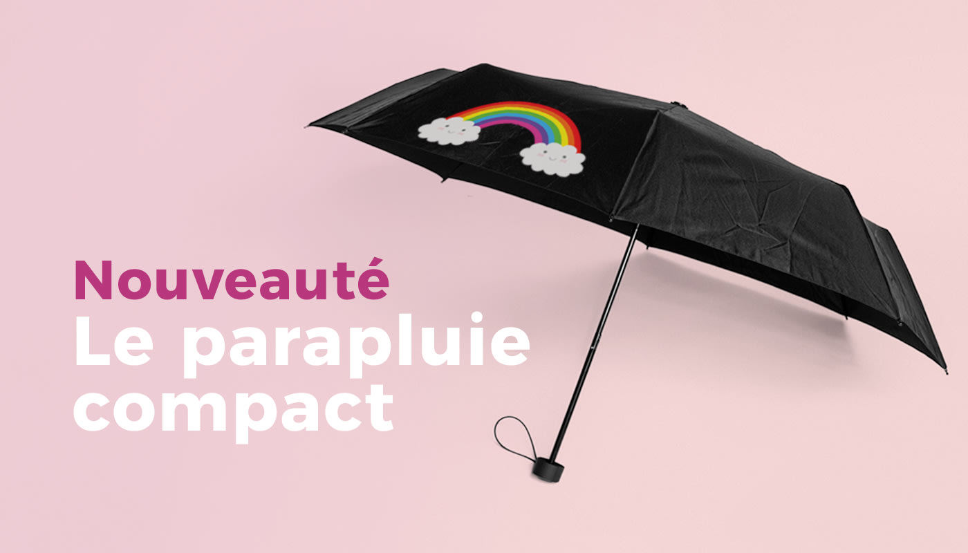 Nouveauté – Au sec avec le parapluie compact