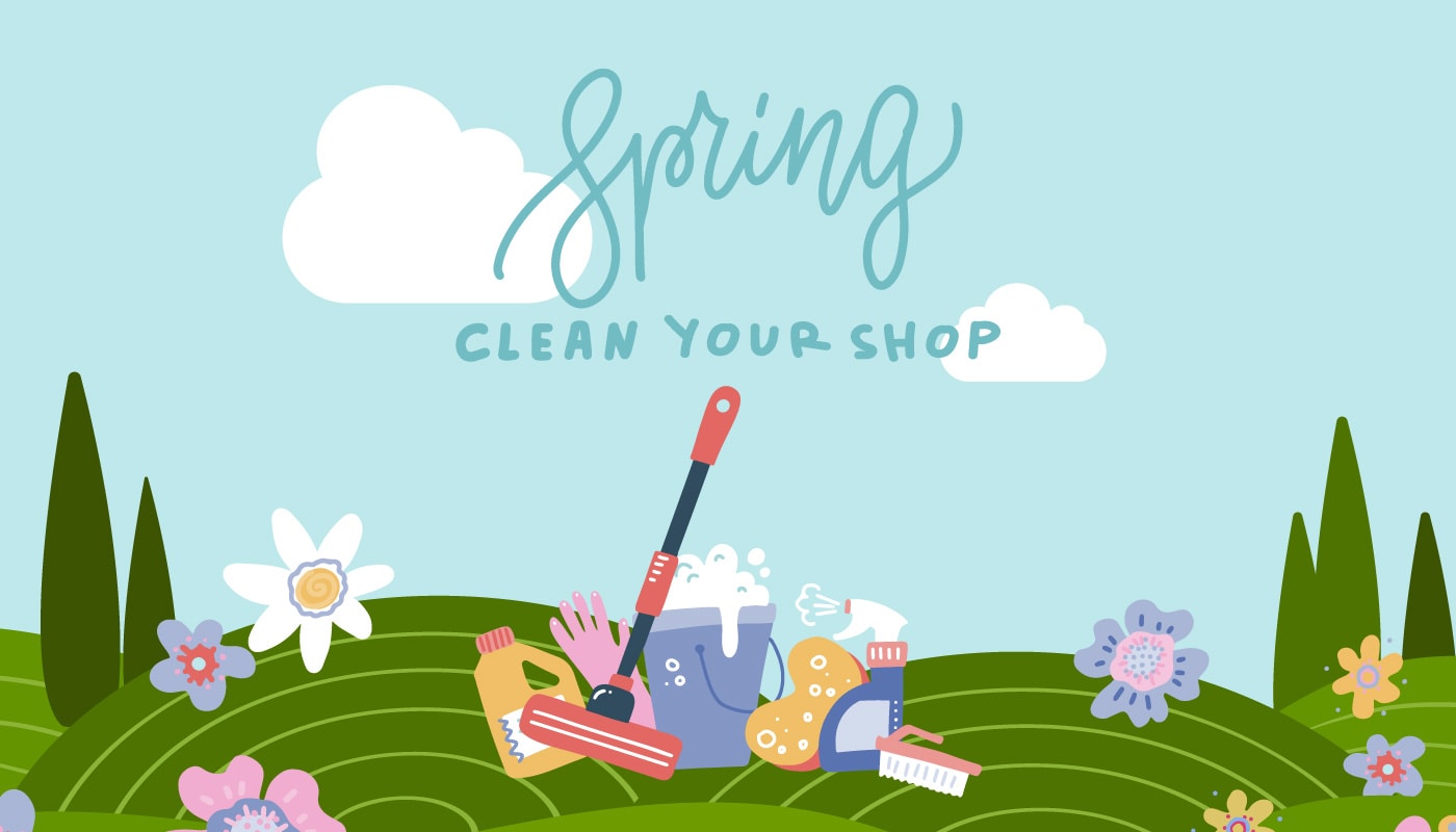 spring clean your shop