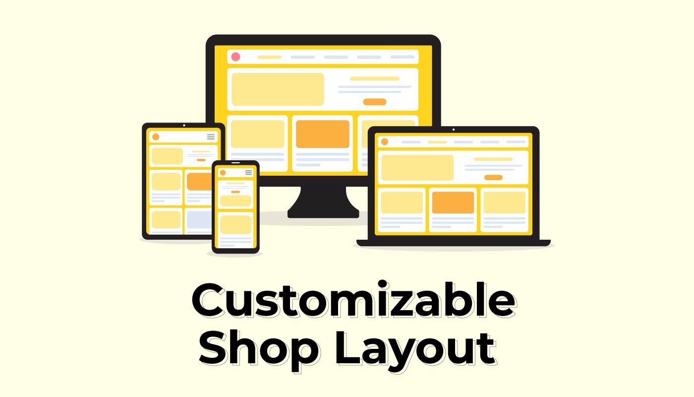 customizable shop layout