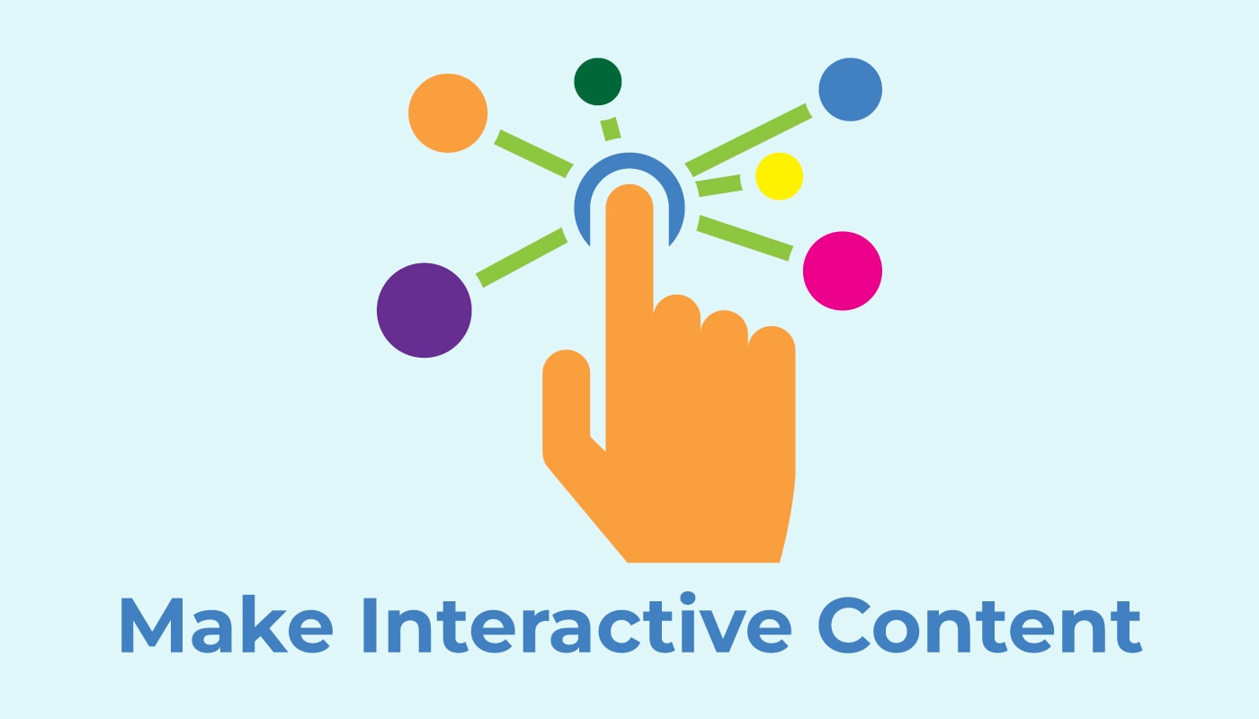 make interactive content