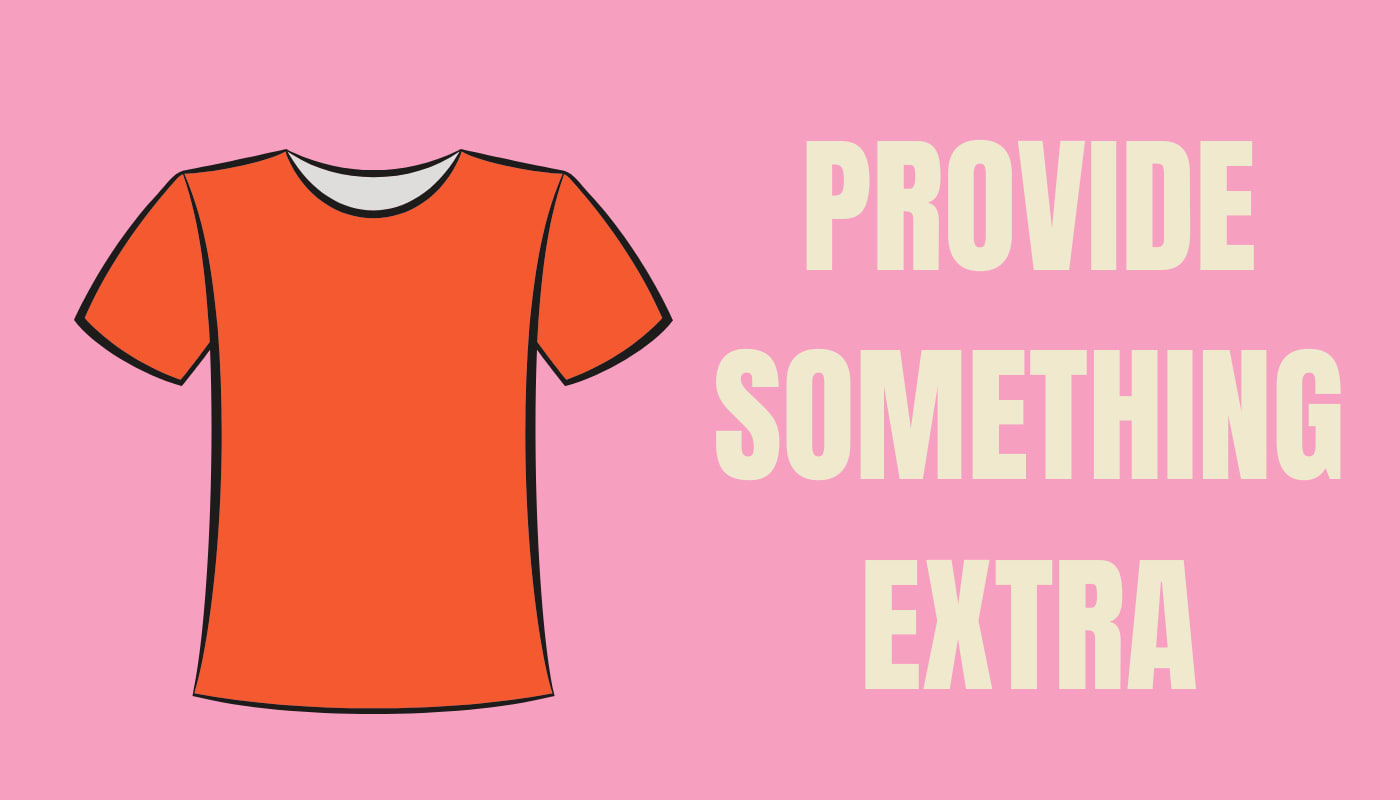extra value with merch