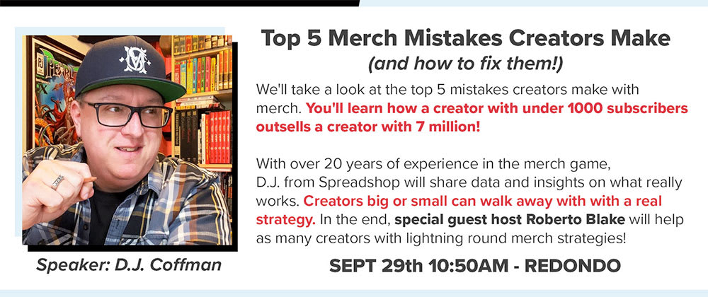 Top 5 Merch Mistakes