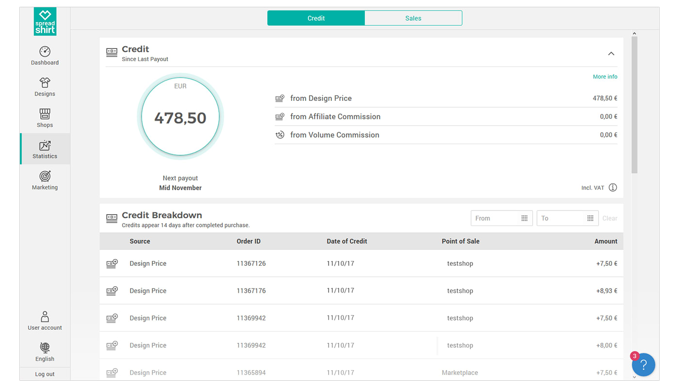 Deine neue Statistikübersicht