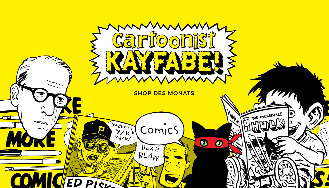 Bam! Pow! Cartoonist Kayfabe ist unser Shop des Monats