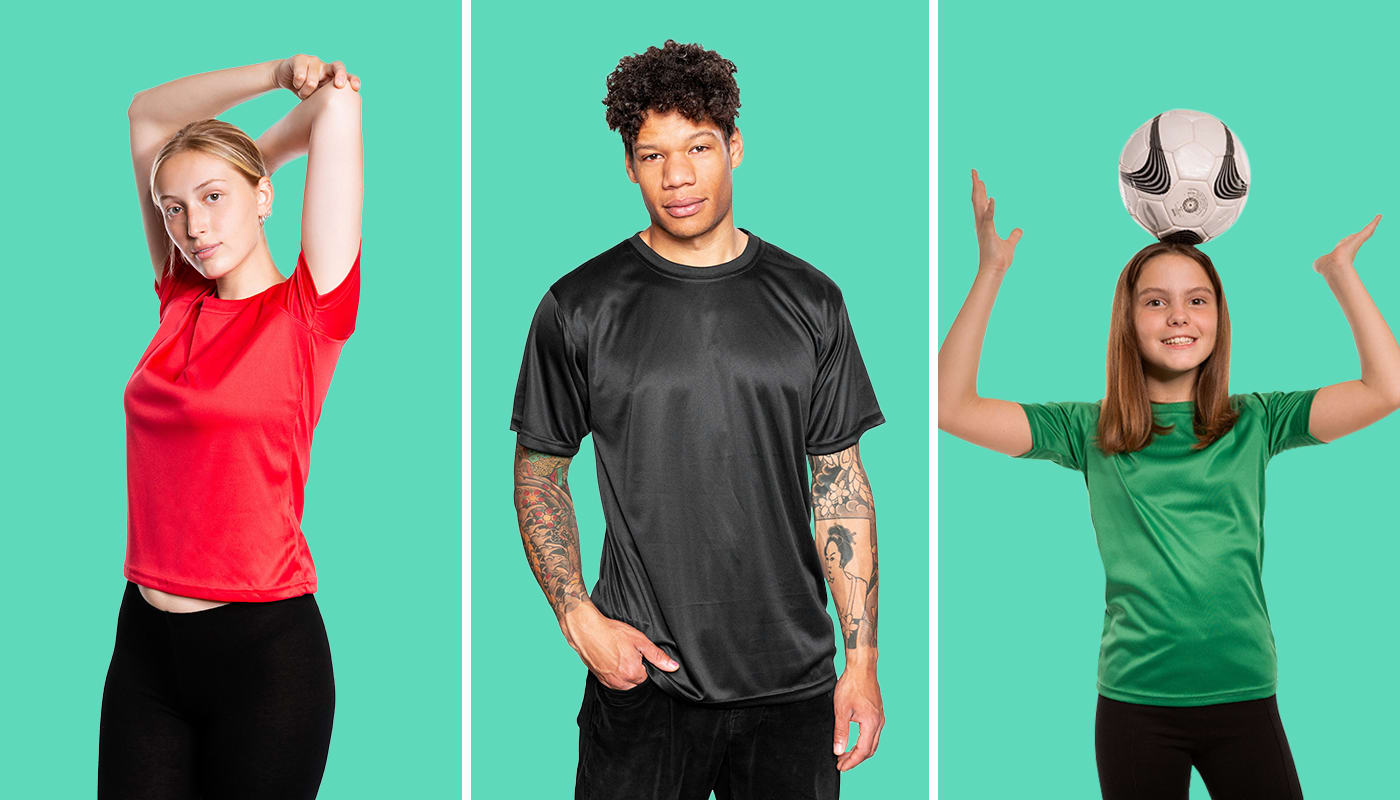 NEU: Funktions-T-Shirts mit Polyester-Druck