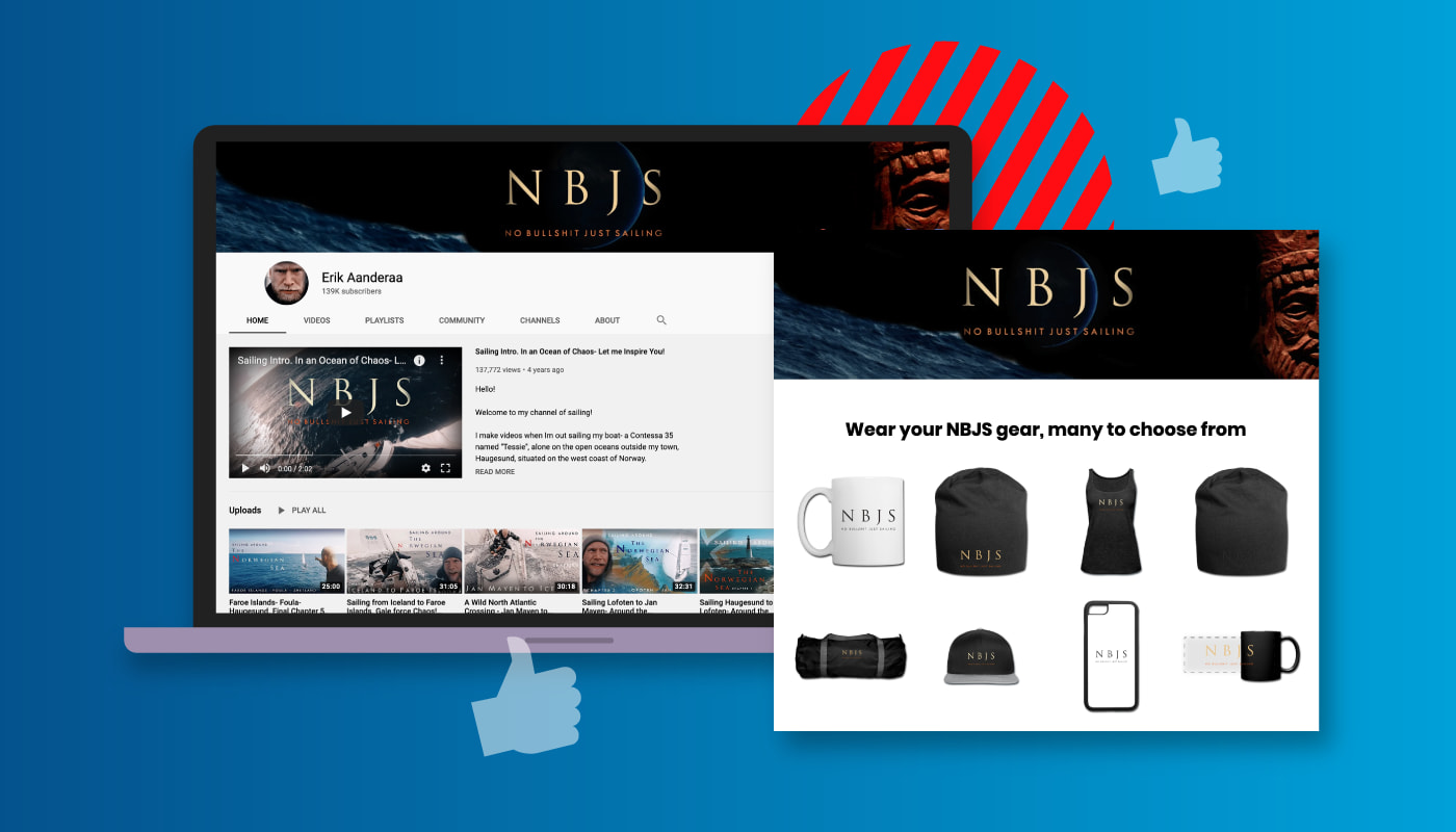 Erik Aanderaa vom Kanal “No bullshit just sailing”