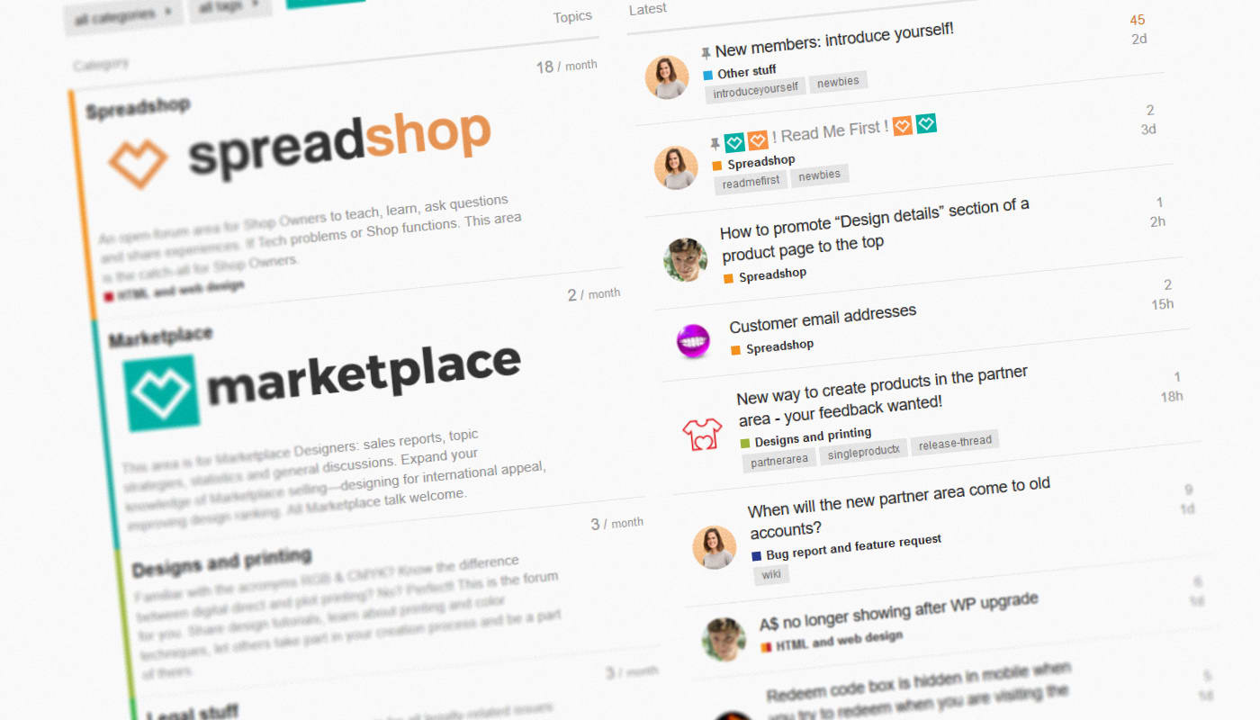 Du hast Fragen? Das Spreadshirt-Forum hat Antworten!