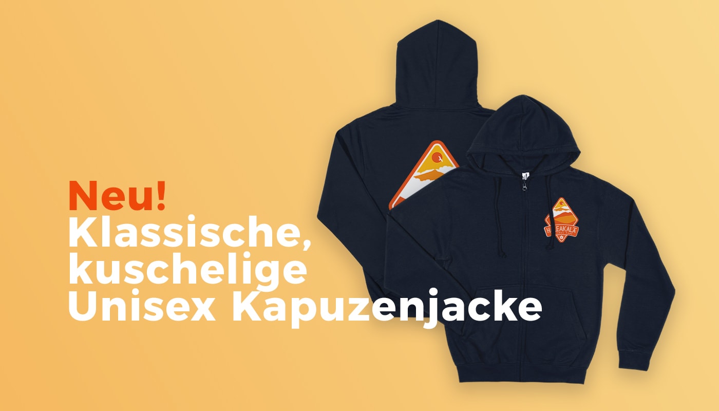 NEU! Klassische, kuschelige Unisex Kapuzenjacke