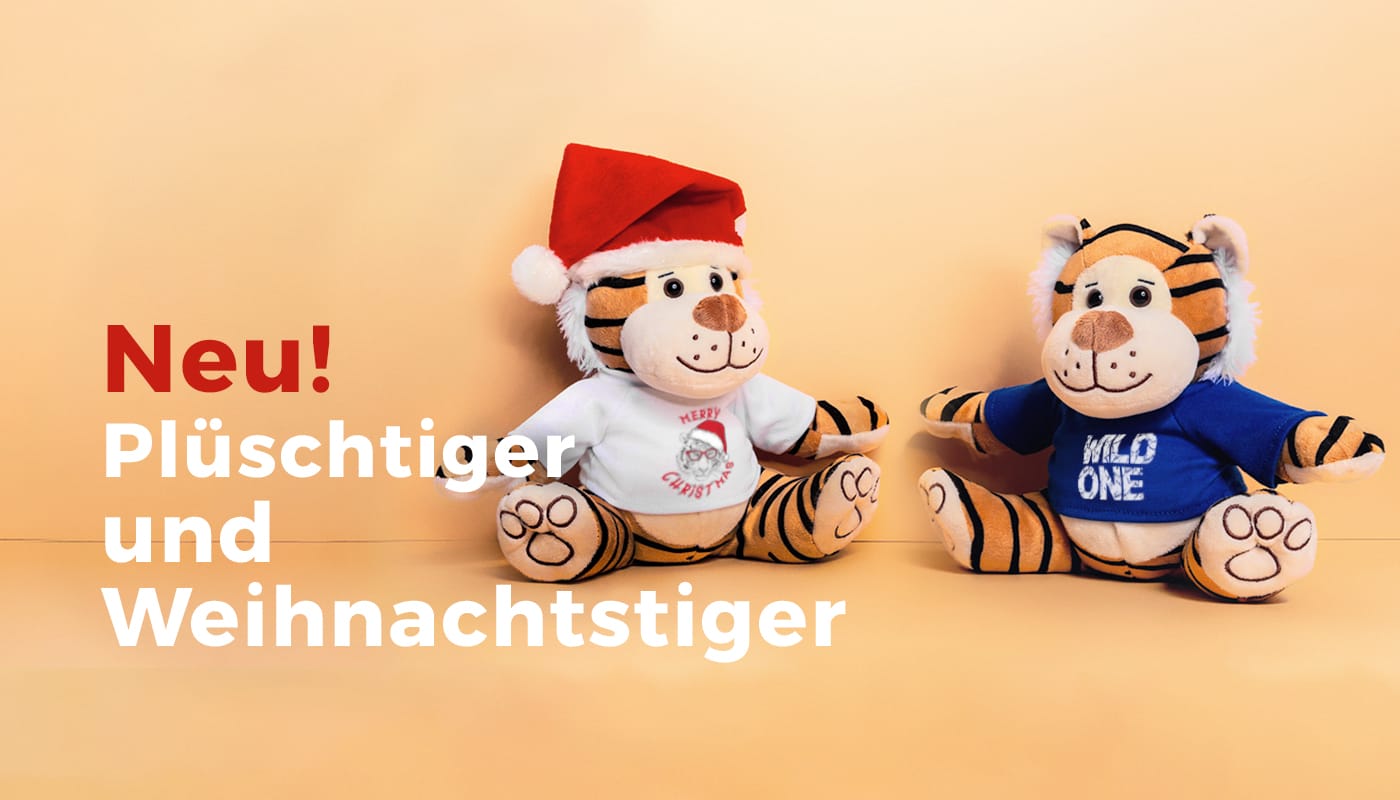 NEU: Plüsch- und Weihnachtstiger für Grrroß und Klein