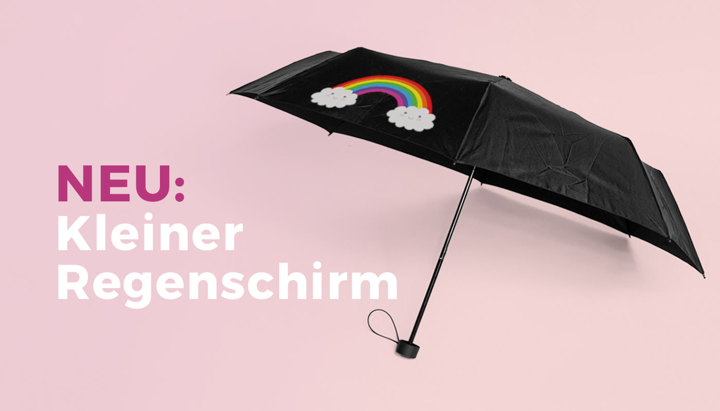 Kleine Regenschirme großartige Designs