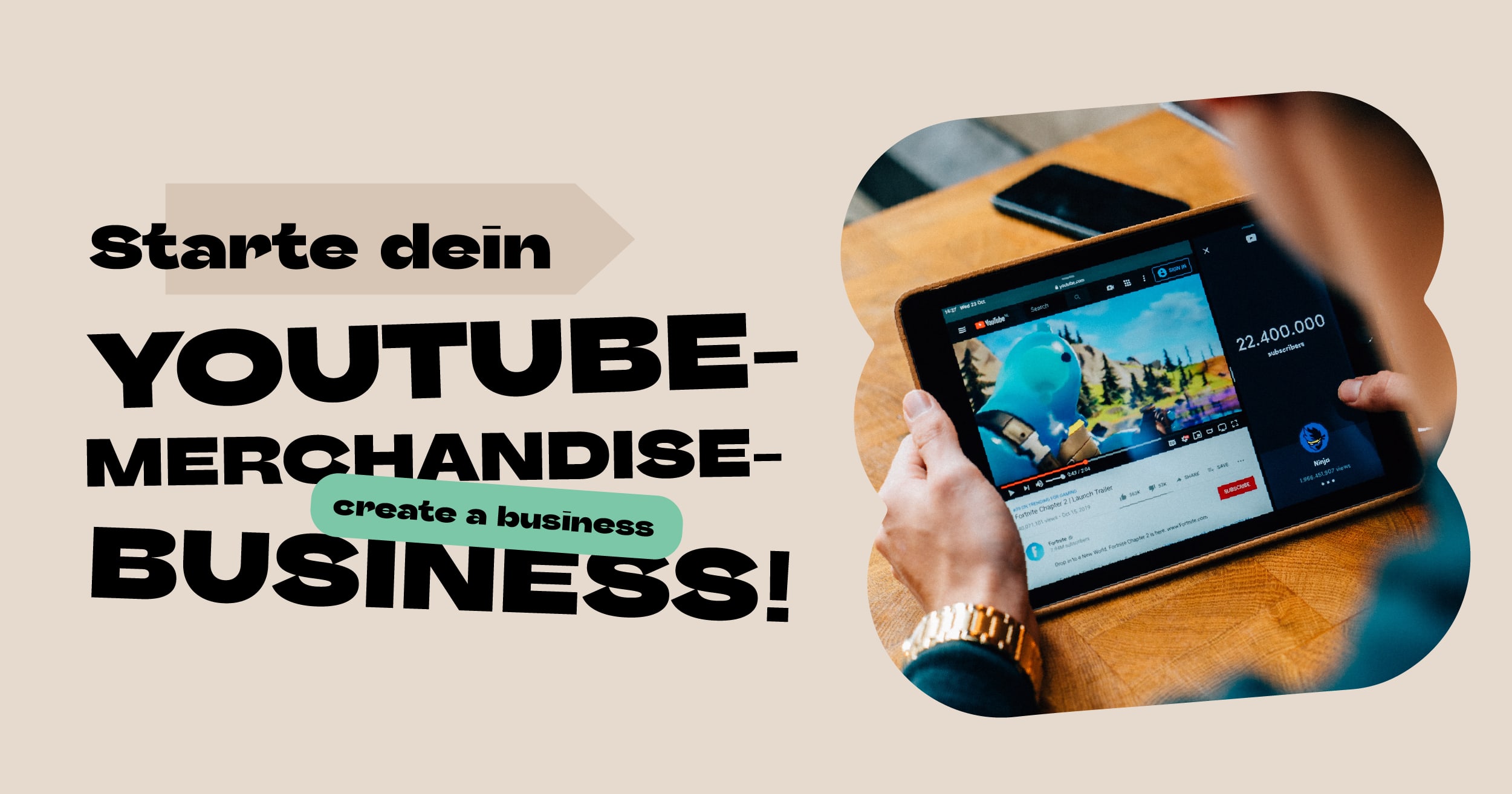 Starte dein YouTube-Merchandise-Business!